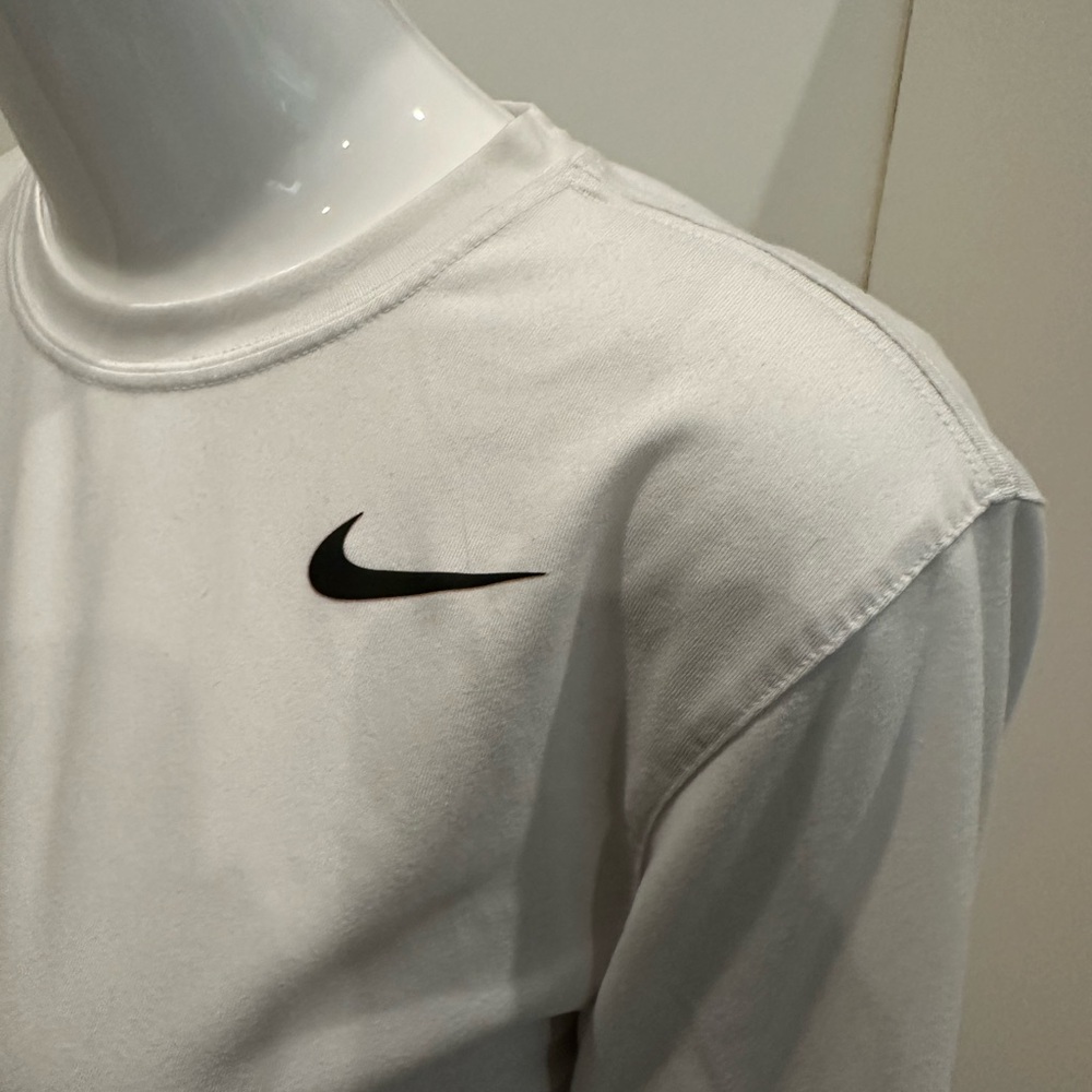 Nike Classic White Long Sleeve Tee